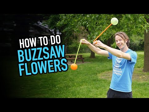 Видео: Учебное пособие по созданию цветов и фонтанов с помощью циркулярной пилы (трюки с пои для начинаю...