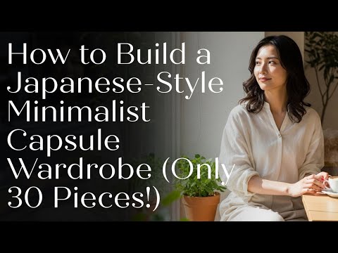 Видео: Как создать минималистичный гардероб в японском стиле (всего 30 предметов!)
