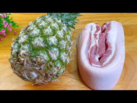 Видео: Ананас и свинина: неожиданное сладко-кислое блюдо!