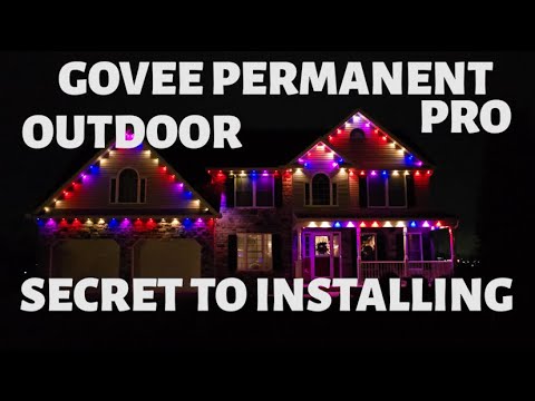 Видео: Сделай сам: Easy Govee Permanent Outdoor Lights Pro | Посмотрите видео о быстрой и простой устано...