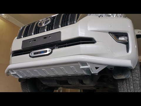 Видео: Ставим силовой бампер РИФ+площадку лебёдки на TLC Prado 150: обзор и инструкция по установке