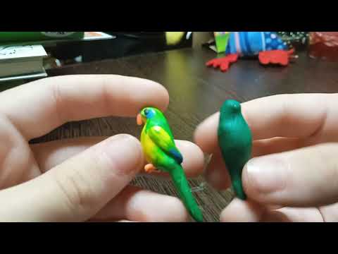 Видео: Как слепить попугая🦜