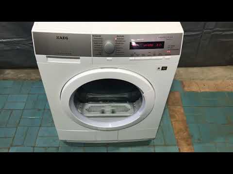 Видео: Компрессорная сушильная машина AEG Protex Plus Sensi Dry T76487IH1