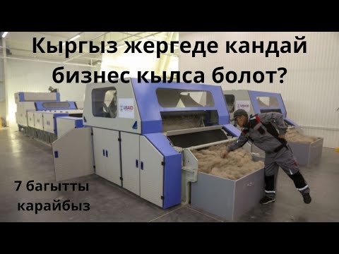 Видео: Кыргыз жергесинде кандай ишкана ачса болот?