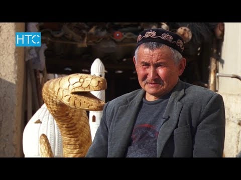 Видео: Жыгачтан ар түрдүү жаныбарларды жасаган уста Бактыбек Койчуманов / Элет / НТС