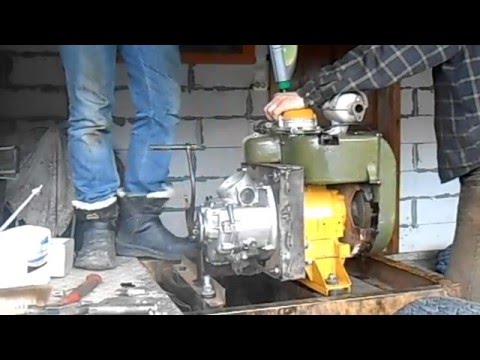 Видео: Как соединить КПП мт с двигателем УД 15 (вариант второй)