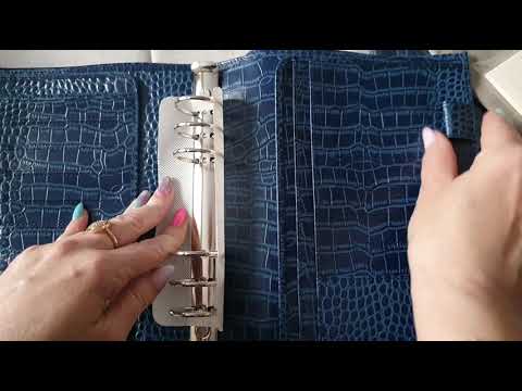 Видео: Распаковка Moterm A5 Blue Croc