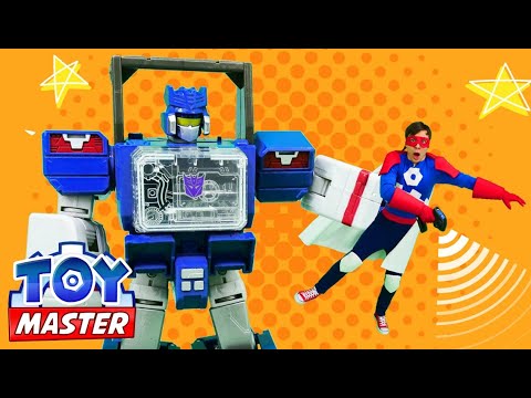 Видео: Игры с Трансформерами - Той Мастер и Автоботы против Десептиконов! – Новое видео шоу для мальчиков.