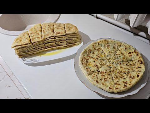 Видео: Сегодня у нас  очень  вкусные ч1епалгш с зелёным луком и хингалш