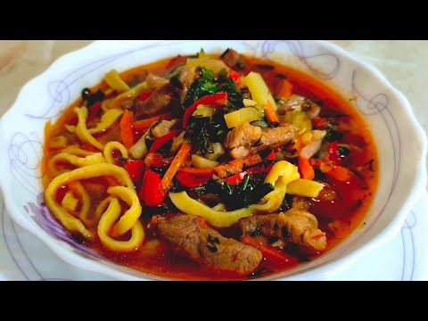 Видео: ЛАГМАН С ДОМАШНЕЙ ЛАПШОЙ🍜ОЧЕНЬ ВКУСНЫЙ РЕЦЕПТ❤️Ольгины Рецепты.