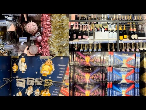 Видео: Французы готовятся к рождеству. Обзор супермаркета во Франции.