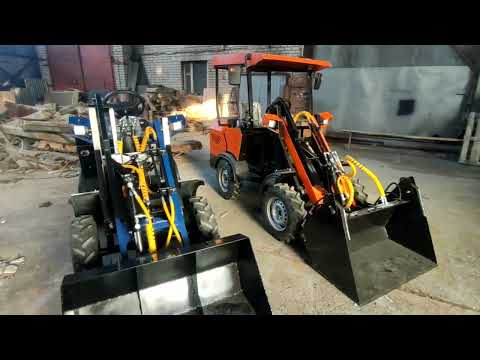 Видео: Самодельный минипогрузчик.