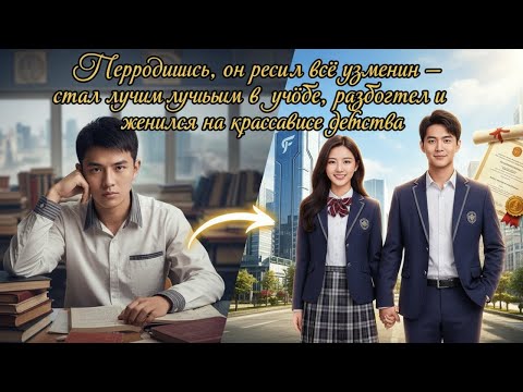 Видео: Переродившись, он решил всё изменить —стал лучшим в учёбе, разбогател и женился на красавице детства