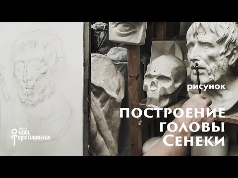 Видео: Построение головы Сенеки