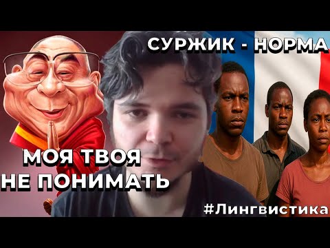 Видео: Маргинал увлеченно объясняет языковые гибриды (повышенный риск укачивания!)