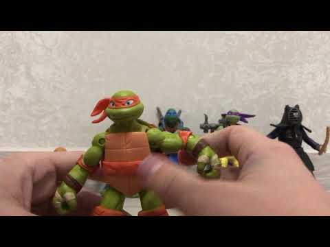 Видео: Моя коллекция фигурок TMNT Черепашки-Ниндзя
