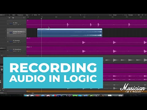 Видео: Запись звука в Logic Pro X (все, что вам нужно знать)
