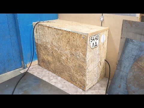 Видео: Шумо-изолированная будка под компрессор.