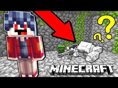 Видео: СЕКРЕТНЫЙ СНАЙПЕР ОХОТИТСЯ НА МЕНЯ! ~ Троллинг битва в Майнкрафте - Вайнран мод на оружие Майнкрафт