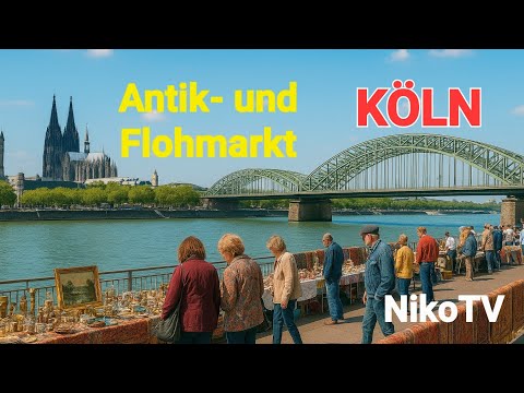 Видео: 🎩🏺Антикварные сокровища на берегу Рейна | Антик- и фломаркт в Кёльне🪞