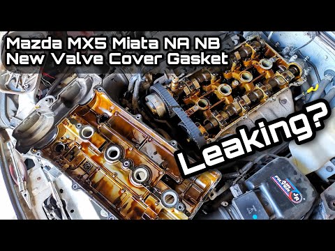 Видео: Простая замена прокладки клапанной крышки / коромысла на Mazda MX5 Miata NA NB 1.6 1.8 VVT