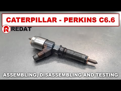 Видео: Форсунки Caterpillar Perkins C6.6 Common Rail — сборка, разборка и проверка