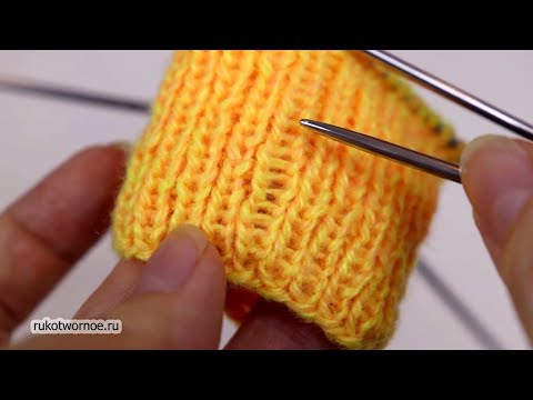 Видео: АККУРАТНЫЙ ПЕРЕХОД ОТ СПИЦЫ К СПИЦЕ: вязание по кругу на пяти спицах резинки 1Х1. Пять способов!