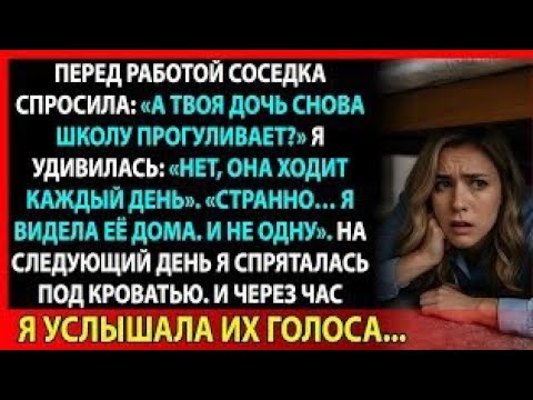 Видео: Я пряталась под кроватью, чтобы поймать дочь на лжи. Но услышала нечто другое…