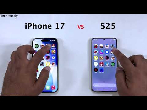 Видео: iPhone 17 против SAMSUNG S25 — тест скорости