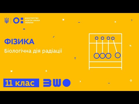 Видео: 11 клас. Фізика. Біологічна дія радіації