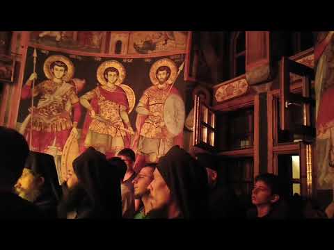 Видео: Афон/монастырь Филофей /С Праздником братия!