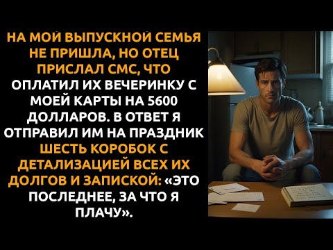 Видео: «ВЫПУСКНИК БЕЗ ГОСТЕЙ», — шутил дядя. А потом ОТЕЦ прислал счёт на $5600 с вечеринки брата.