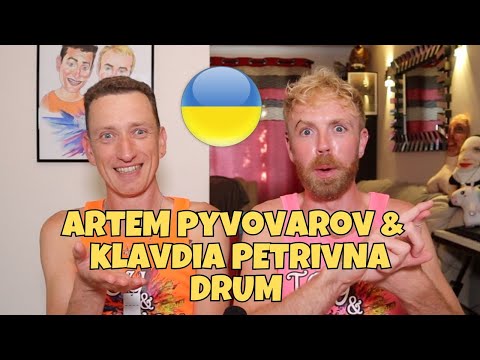 Видео: ARTEM PIVOVAROV (Артем Пивоваров) & KLAVDIA PETRIVNA - Барабан (DRUM) - REACTION