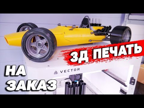 Видео: 3Д Печать На Заказ - с Geralkom Vector 300