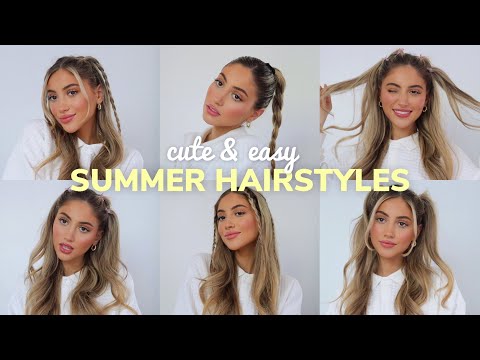 Видео: 8 МИЛЫХ ЛЕТНИХ ПРИЧЕСОК + УРОКИ!! *без жара*