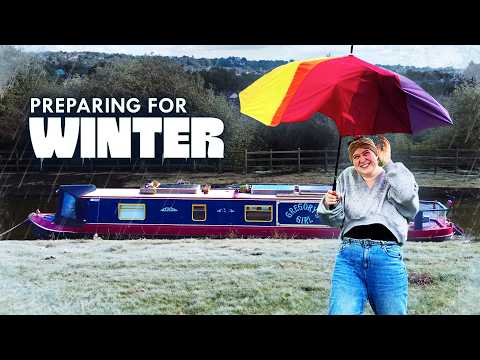 Видео: Готовим нашу узкую лодку к зиме! - 340
