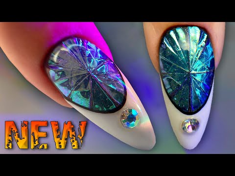 Видео: 😲КАМЕНЬ в НОГТЕ?Наращивание ЖИДКОЙ БАЗОЙ.Дорогой Маникюр.НОГТИ из Драгоценных камней.Nail Art Design