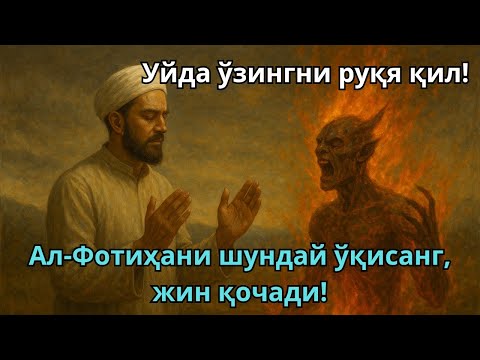 Видео: Уйда ўзингни руқя қил! Ал-Фотиҳани шундай ўқисанг, жин қочади!”