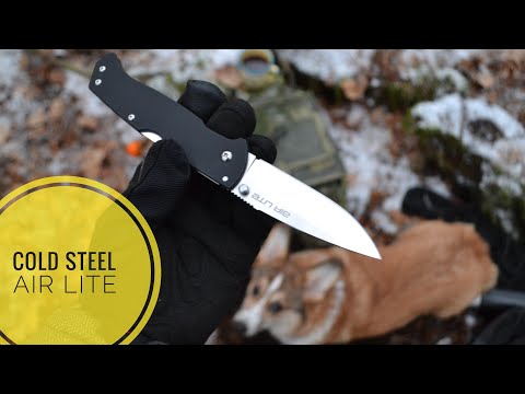 Видео: Нож Cold Steel Air Lite обзор + разборка