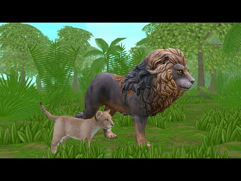 Видео: Играем ЛЬВАМИ в диких джунглях WildCraft