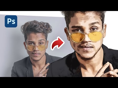 Видео: Новый эффект рисунка в Фотошопе без использования кисти | Уроки Фотошопа