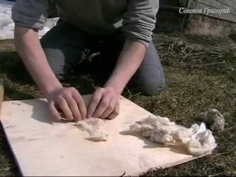 Видео: Огонь катанием ваты. Классика.