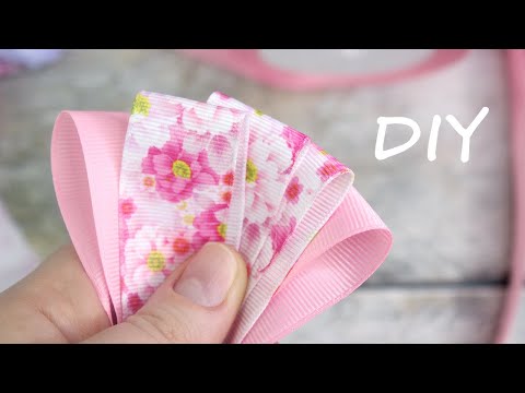 Видео: Популярные банты из лент ОТЛИЧНЫЙ ВАРИАНТ на весну DIY BOWS