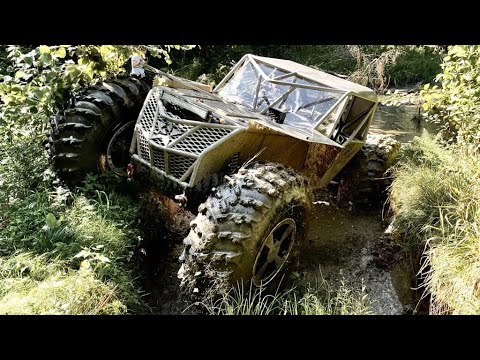 Видео: 55-е колеса, 60см клиренс и 280лс - Багги Ураган!