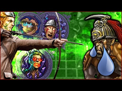 Видео: ГЕРОИ 5 - ЭПИЧНЫЕ БИТВЫ: ЛИВЕНЬ ИЗ ТИЛЬТА (Эльфы vs Орки)
