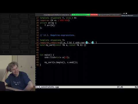 Видео: Лекция 51. Requires-выражения. Концепты