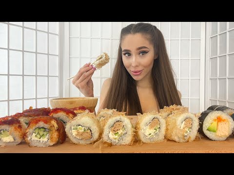 Видео: MUKBANG| СУШИ🤩💕🍱 ИЗМЕНЫ🥴