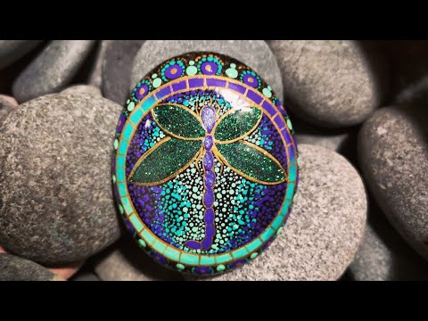 Видео: Камень мандалы стрекозы