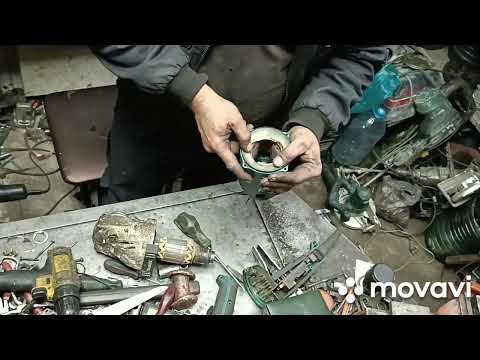 Видео: Makita GA9020 восстанавливаем статор после варварского снятия