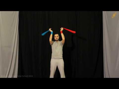 Видео: Пои для начинающих. 2х битный «Штопор»